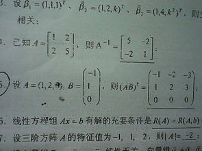 矩阵乘方的计算 行矩阵a与列矩阵b的(ab)^8
